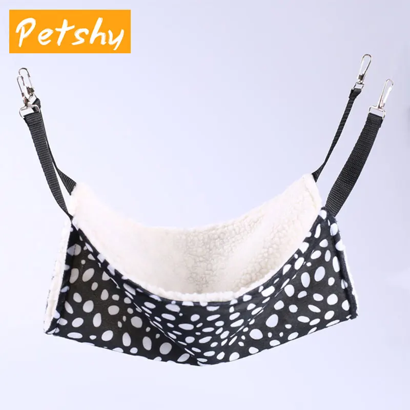 Petshy 6 Цвета теплый висящий кошачий кровать коврик мягкий гамак зимний питомец