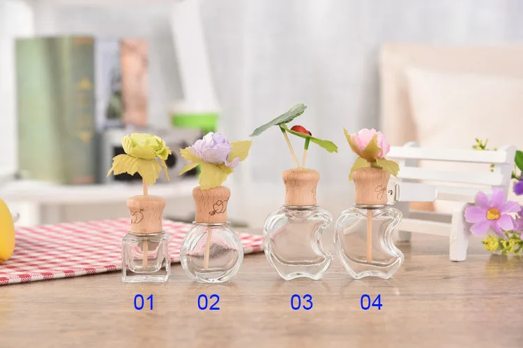 200 шт./лот пустые автомобильные флаконы для духов кондиционер воздуха на выходе