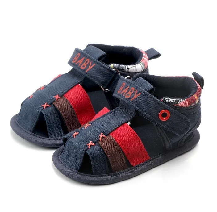 Летние Детские износостойкие дышащие сандалии с мягкой подошвой первая обувь