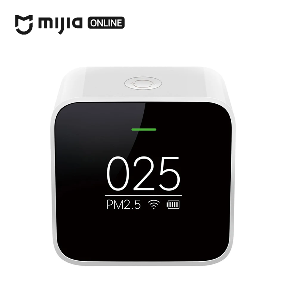 Умный монитор качества воздуха Xiaomi Global PM 2,5 детектор OLED экран Wifi управление портативное приложение air qua