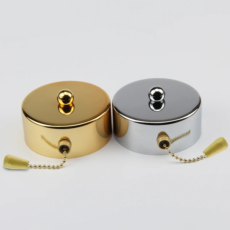 1 шт. настенный переключатель на молнии 3A с одним управлением ВКЛ./ВЫКЛ. Винтажная