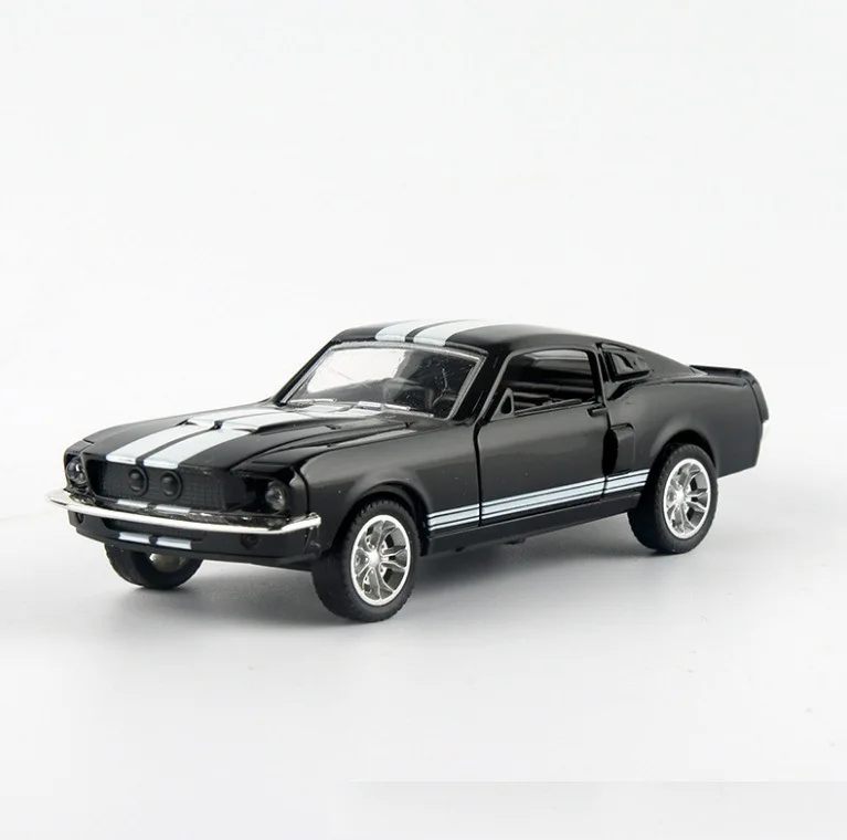 Модель машины из сплава высокой симуляции модель Mustang игрушки 2 открывающиеся