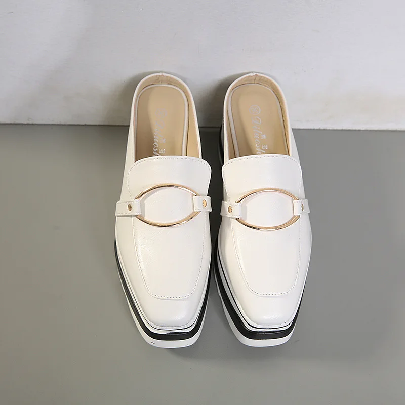 Женские сандалии на платформе с толстой мягкой подошвой фирменный дизайн