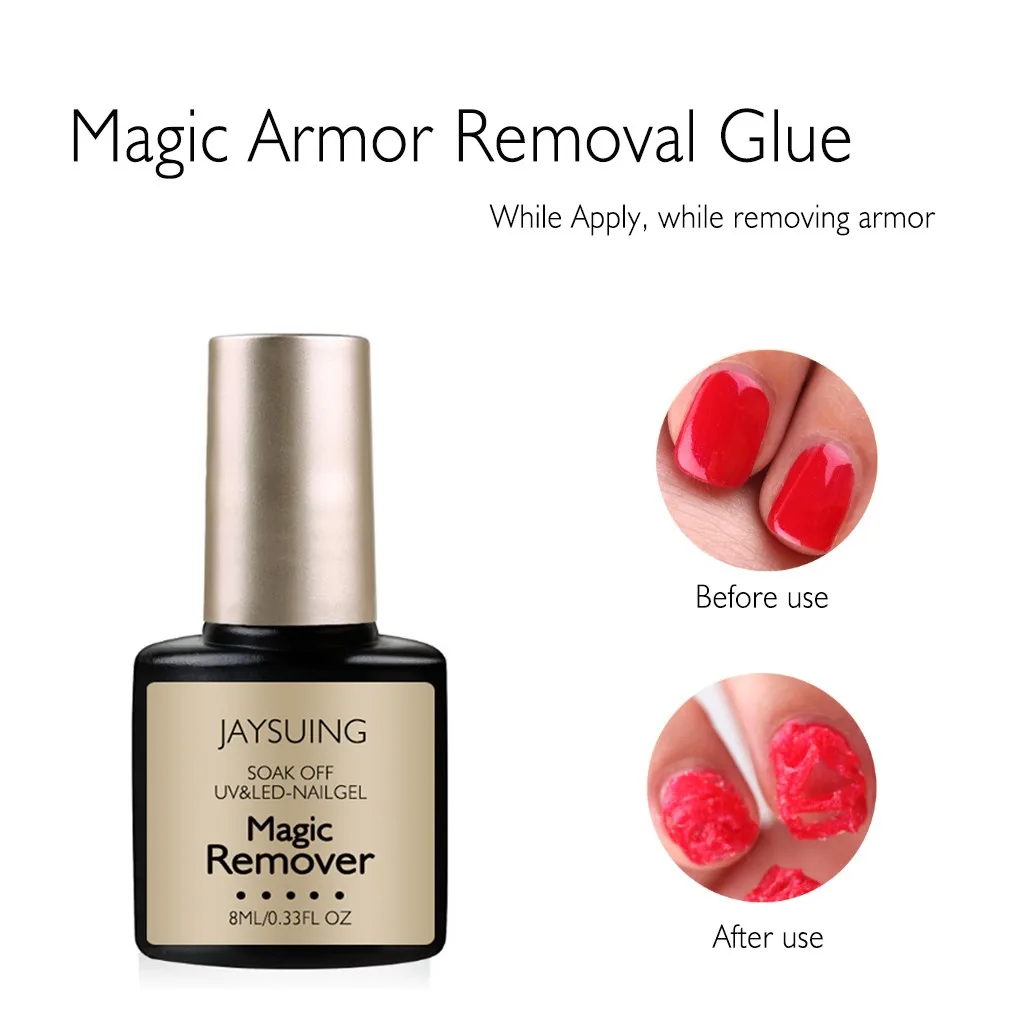 1 бутылка Гель-лак для ногтей Burst Magic Remover Гель-удалитель Magic Nail 8 мл удаляет Гель-лак легко быстро