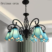 mediterranean pastoral style chandelier living room dining room european style minimalist ceiling lamp postage free