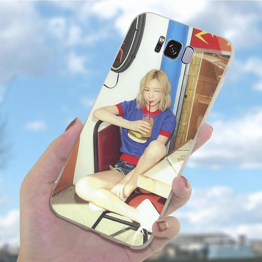 Мягкий ТПУ чехол для телефона Galaxy Samsung A7 Taeyeon Yoona SNSD A8 A3 A6 Plus A5 A9 A10 A20 A30 A40 A50 A71