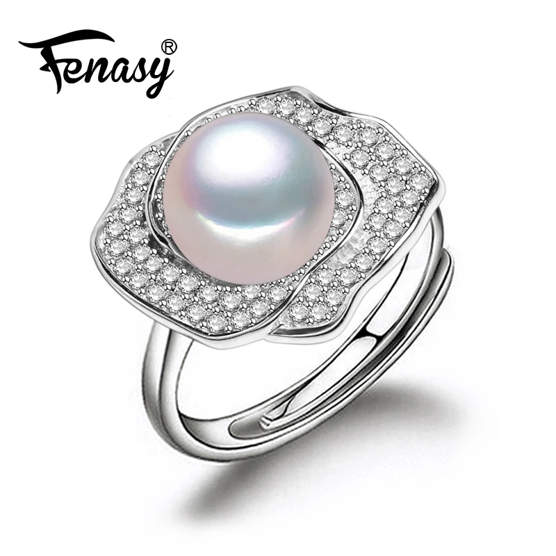 FENASY богемные 2018 новые ювелирные изделия розы модный речной жемчуг кольца