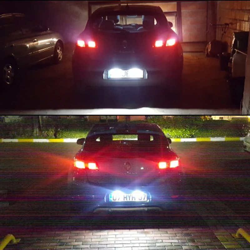 IJDM Автомобильный светодиодный светильник номерного знака для Renault Megane 2 Clio Laguna 3