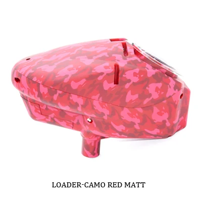 camo red matt Пейнтбол скорость мяч электронный погрузчик скорость шаровой бункер высокой производительности 14 вариантов цвета - Цвет: camo red matt