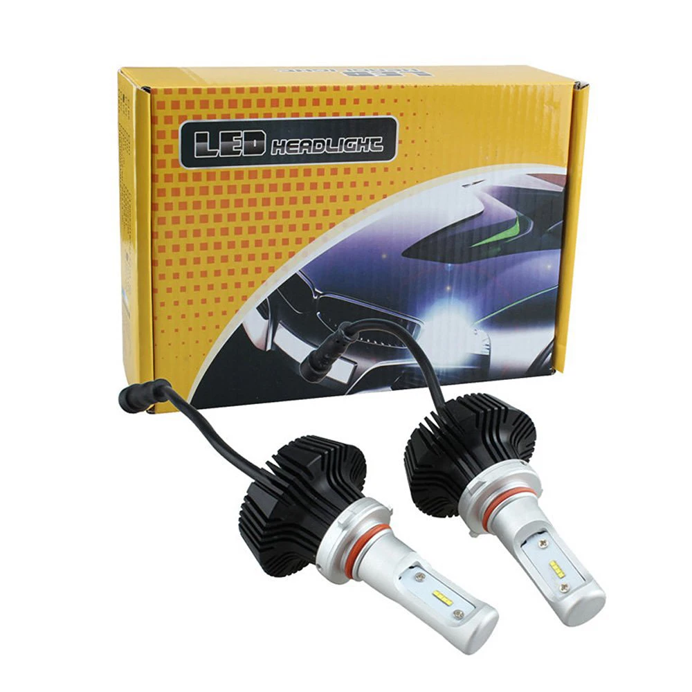 

HB2 H4 High/Low Beam Car LED Headlight Bulbs Conversion Kit -160W 16000Lm 6500K White Brightest Chips Replace HID&Halogen