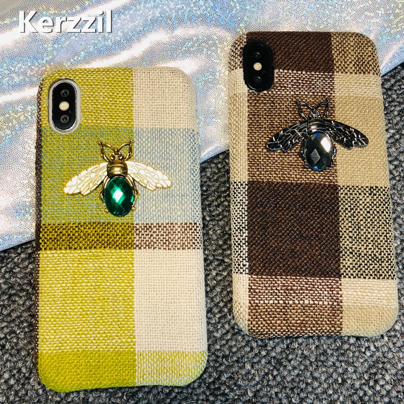 Kerzzil роскошный сетчатый чехол для iPhone X XR XS MAX 8 7 6 мягкая задняя крышка из