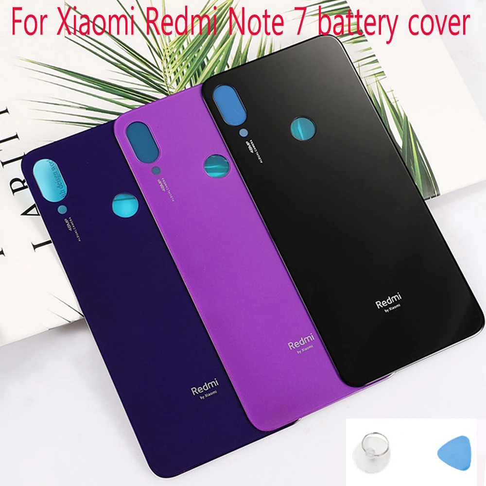 

Стеклянная Крышка батарейного отсека для Xiaomi Redmi Note 7 pro с клеем