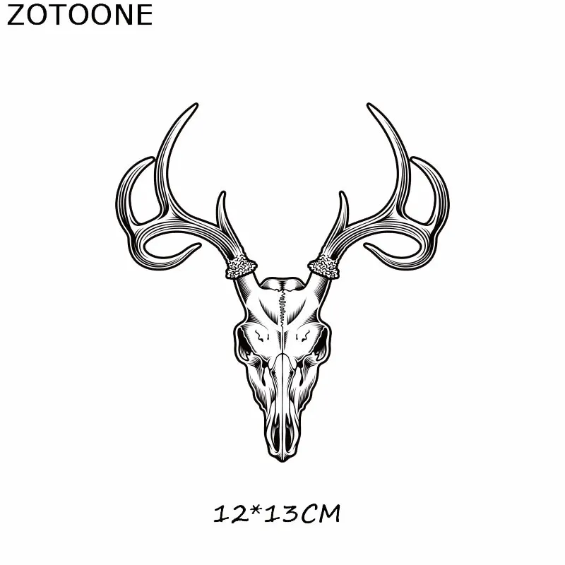 ZOTOONE Простой череп Тигр железные патчи для одежды Ловец снов теплопередача для футболок Наклейки Аппликации в подарок E