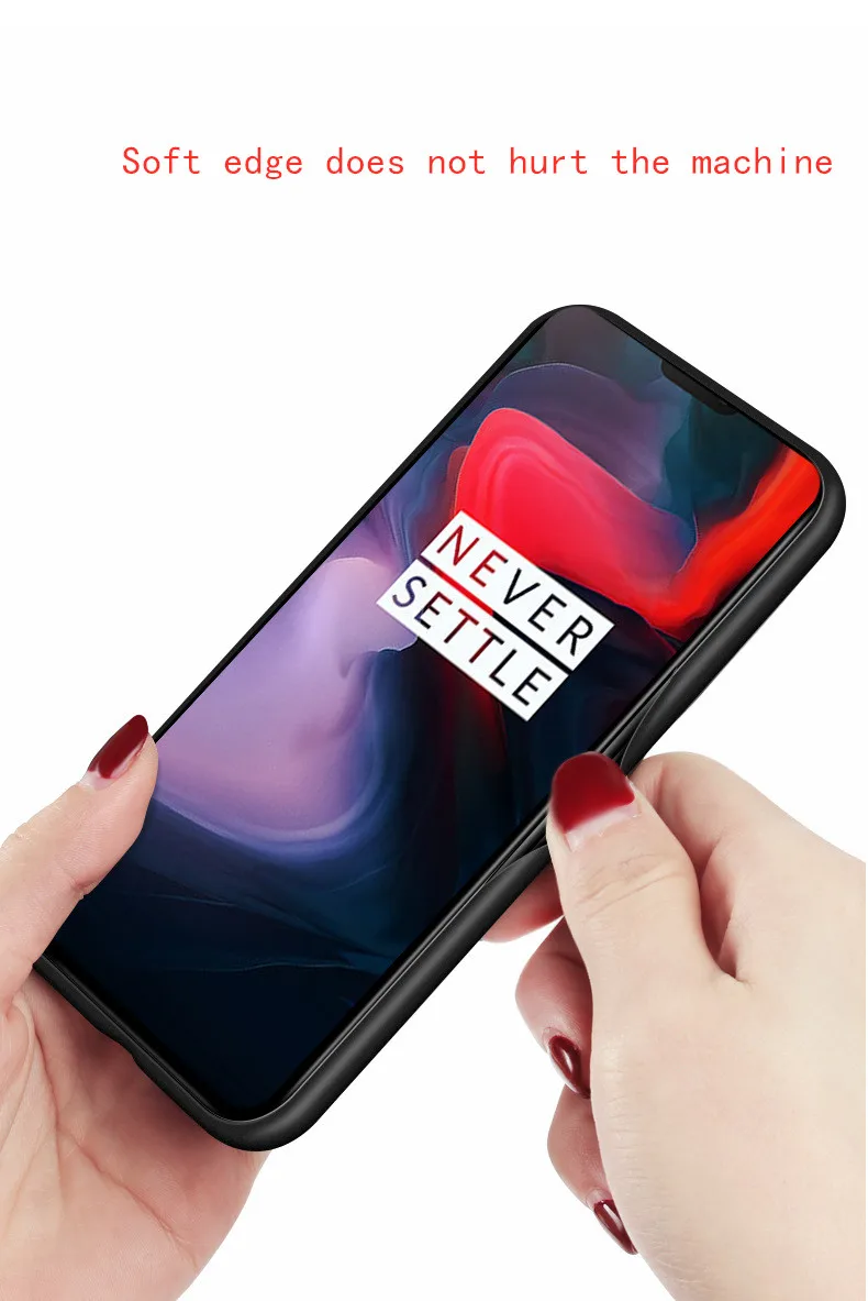 2019new Oneplus 6 Чехол для мобильного телефона 1 + стекло Защита от падения рукав