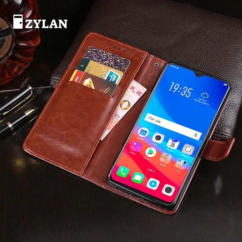 ZYLAN для OPPO F9 Pro чехол 6 3 дюйма роскошный флип кошелек кожаный Fundas магнитные сумки
