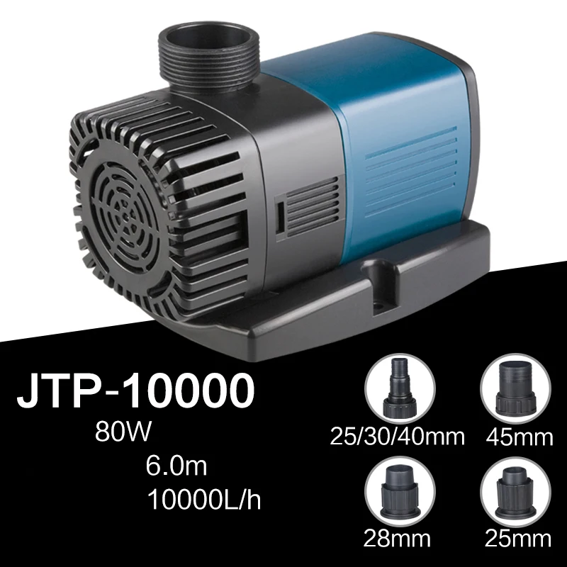 80 Вт 10000л/ч JTP-10000 SUNSUN аквариумный водяной насос погружной водяной фонтан насос для рокария Аквариум Гидропоника пруд фильтр насос