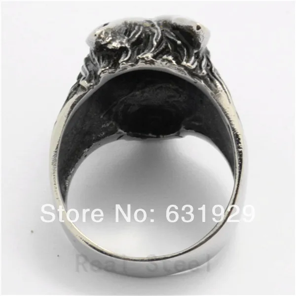 Мужское кольцо в форме волка Vintga Крутое из нержавеющей стали 316L бесплатная