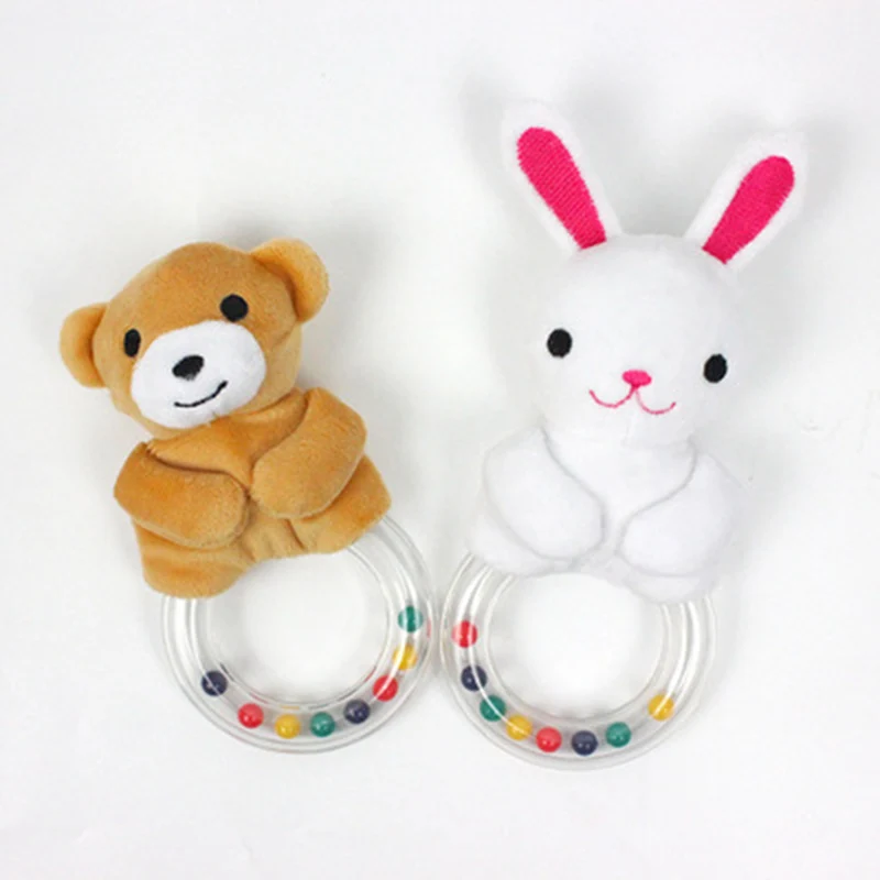 Kawaii детские погремушки круглые животные Игрушка классический родитель ребенок
