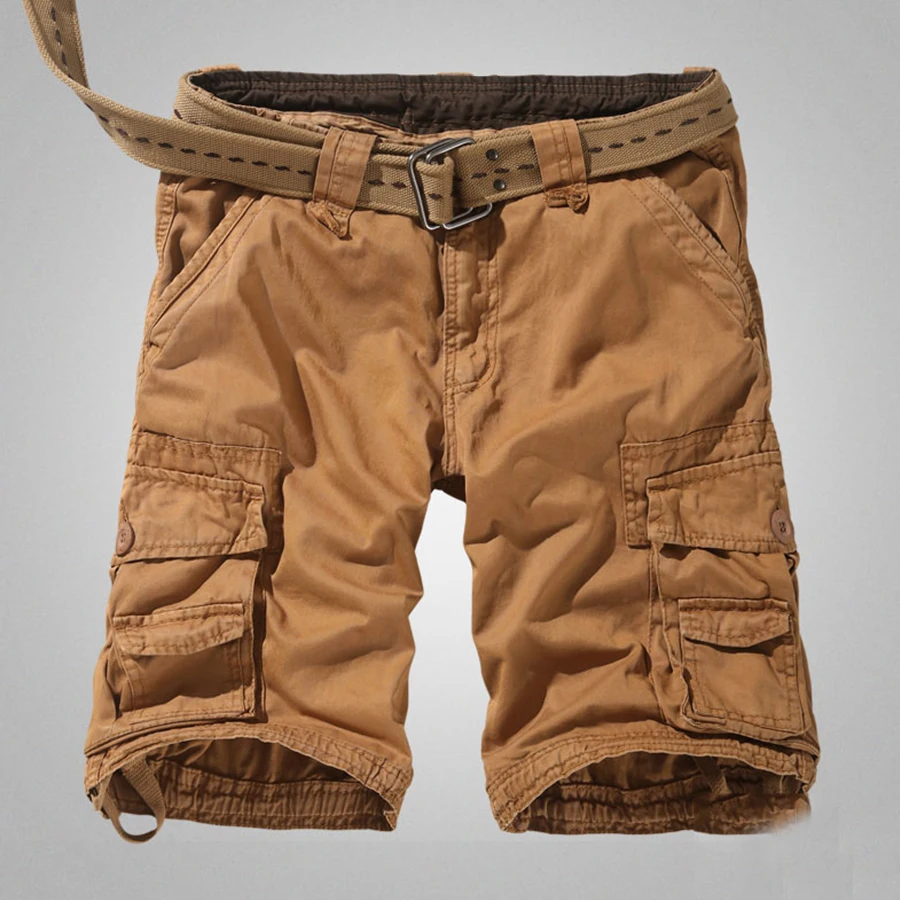 Мужские повседневные хлопковые шорты карго одежда из Южной Кореи бермуды 50S0057