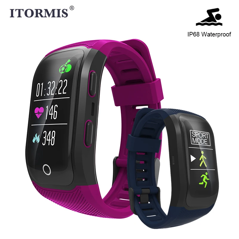 ITORMIS GPS умный спортивный браслет фитнес с пульсометром водонепроницаемый