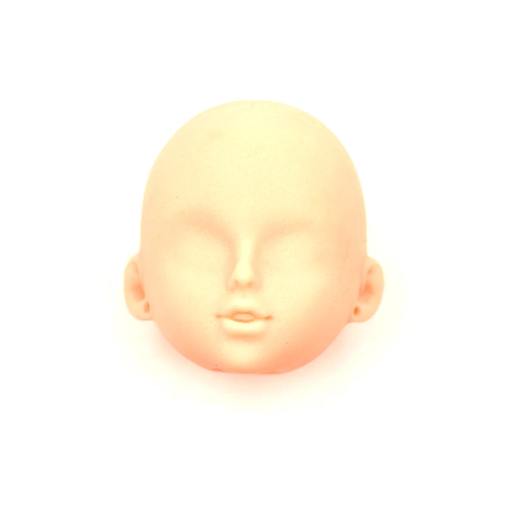 2 шт. мягкие Пластик практика макияж Головы Куклы для куклы 1/6 Kurhn BJD кукла