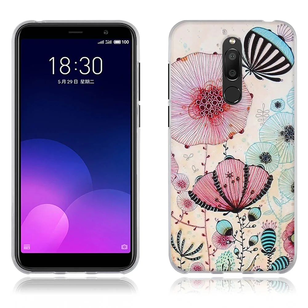Чехол для Meizu M6T/ Meiblue 6T Meilan чехол с объемным животным узором или 15 Lite/M15 ТПУ силикон