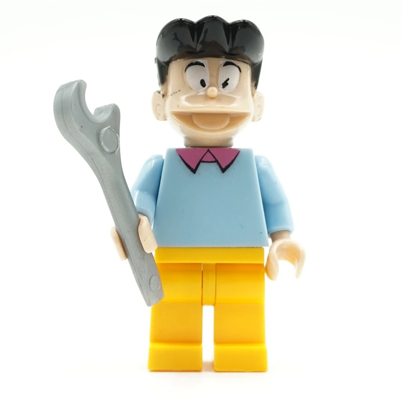 6 шт. Doraemon кошка Японии мультфильм nobi nobita собрать кукольный домик 3D модель
