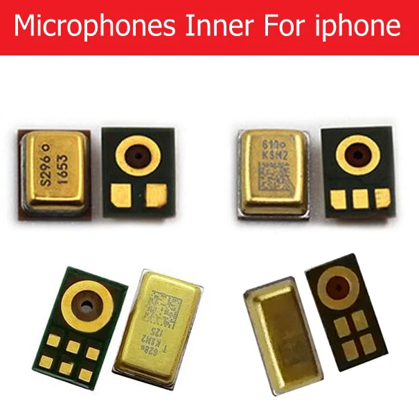 Оригинальный внутренний модуль микрофона для iphone 4 4S 5 5s 6 6s 7 8 x Внутренний
