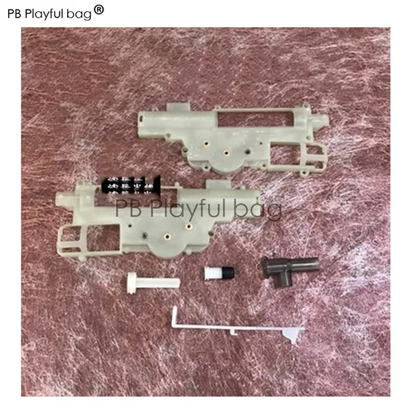 a set Спорт на открытом воздухе гелевый мяч пистолет Bingfeng P90 V3 нейлон Коробка передач журнал шестерни T волна коробка оболочки линии группы Регулируемый DK upswing ND27 - Цвет: a set