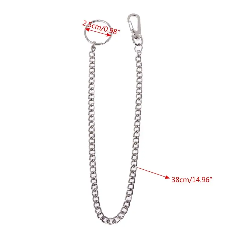 Hip Hop Pants Chain Secure Travel Wallet Heavy Duty Jeans Link Coil Leash | Украшения и аксессуары