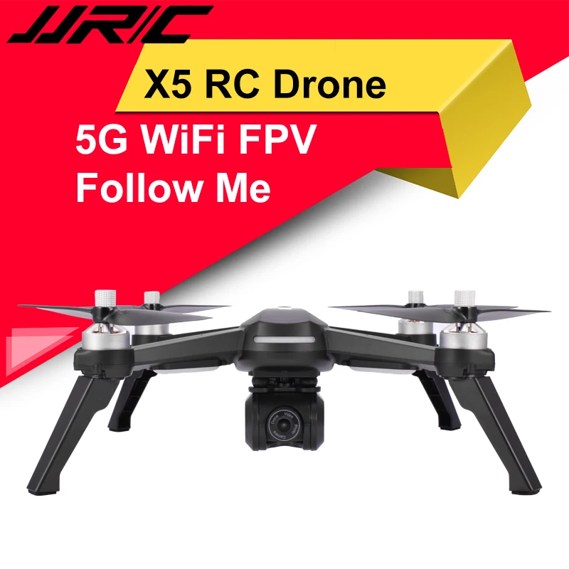 JJRC JJPRO X5 5G Wi Fi FPV Радиоуправляемый Дрон gps позиционирование удержание высоты 1080P