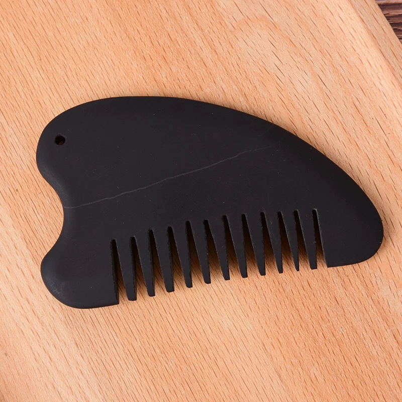 Щетка для ухода за волосами Black Bian Stone Guasha Energy Gua Sha Board инструмент иглоукалывания