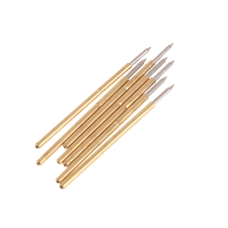 

OOTDTY 100 Pcs Spring Test Probe Pogo Pin P50-B1 Dia 0.5mm Length 16.35mm