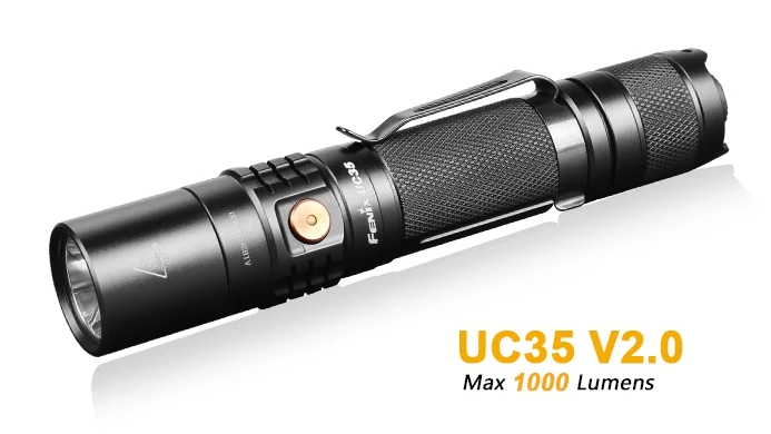 Новый UC35 V2.0 1000 люмен Перезаряжаемые тактический фонарь светодиодный Micro USB