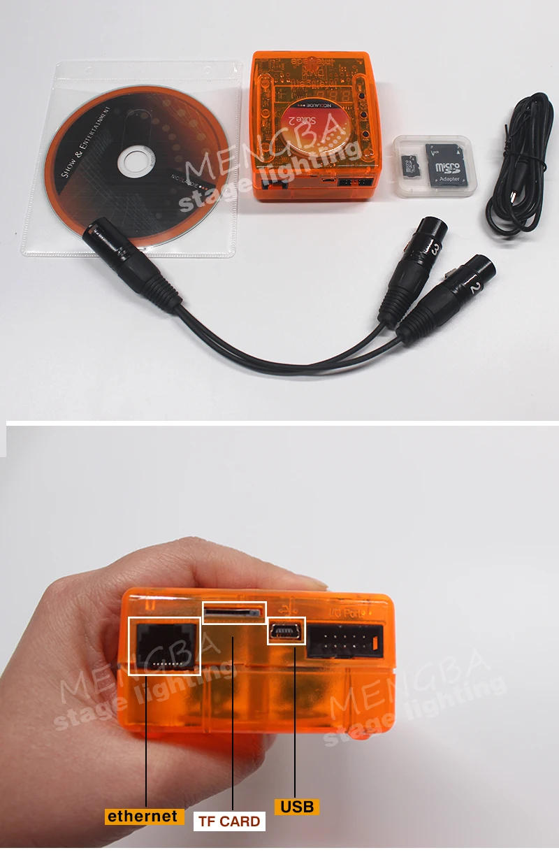 Sunlite Люкс 2 первоклассный USB DMX интерфейс сценическое освещение программное обеспечение 1536 канальный Sunlite Dmx FC контроллер хороший для dj satge