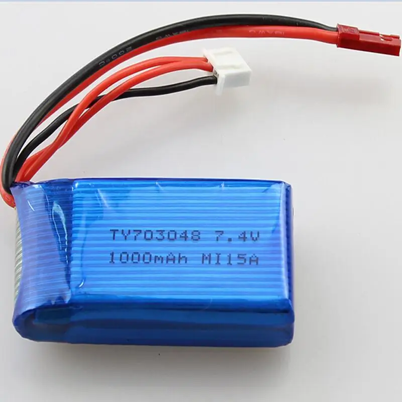 3 шт./лот батарея 7 4 V 1000mAh 20C 2S Li-Po для радиоуправляемого вертолета квадрокоптера