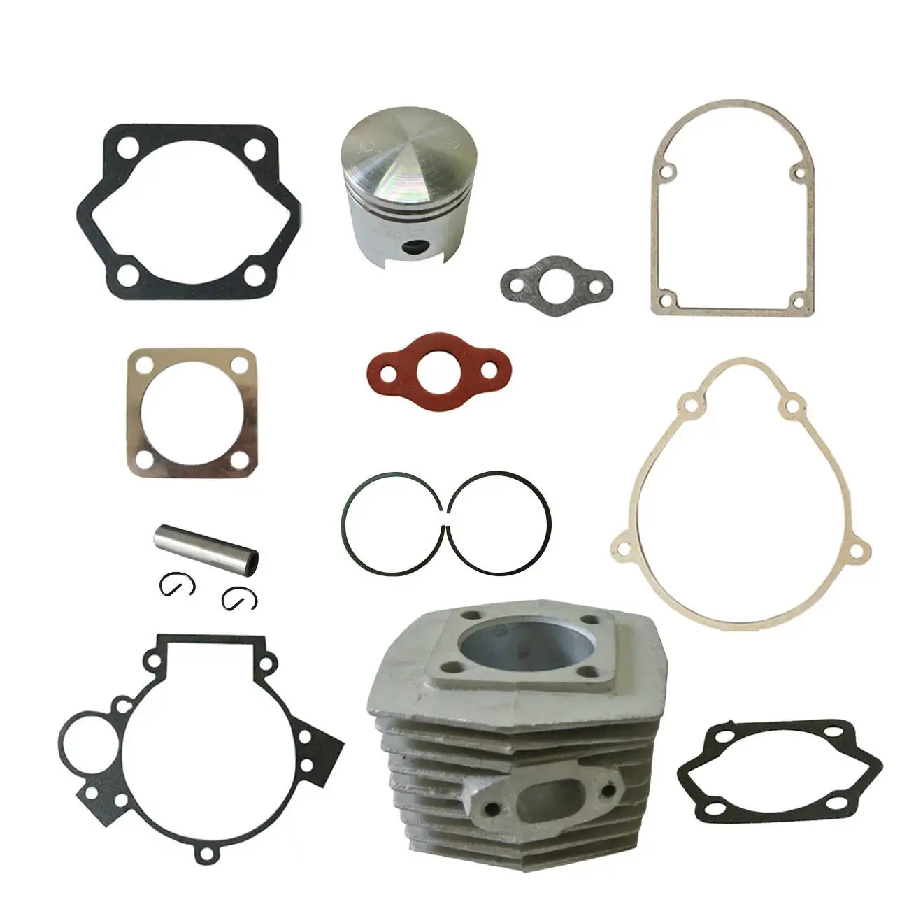 Cylinder&ampPiston&ampGasket Set for 80cc Motorized Bicycle Bike Repair | Автомобили и мотоциклы