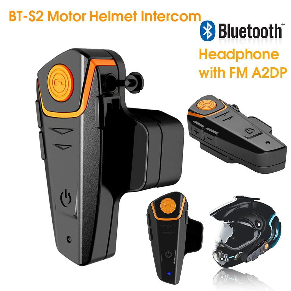 Bt s2 до 1000 м Двигатель цикл Bluetooth гарнитура Шлем Интерком наушники Беспроводной BT