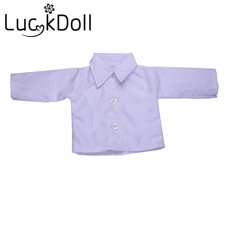 LUCKDOLL 3 стиля кампус стиль Униформа подходит 18 дюймов Американский 43 см детская кукла одежда аксессуары, игрушки для девочек, поколение, день рождения Gif