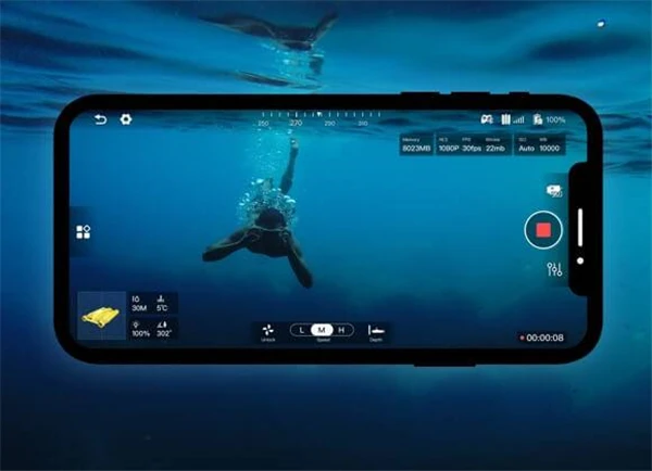 Gladius Мини Миниатюрный подводный Дрон с пятиколесным приводом, подводная лодка, Дрон для дайвинга с камерой 4 K, глубина 100 м