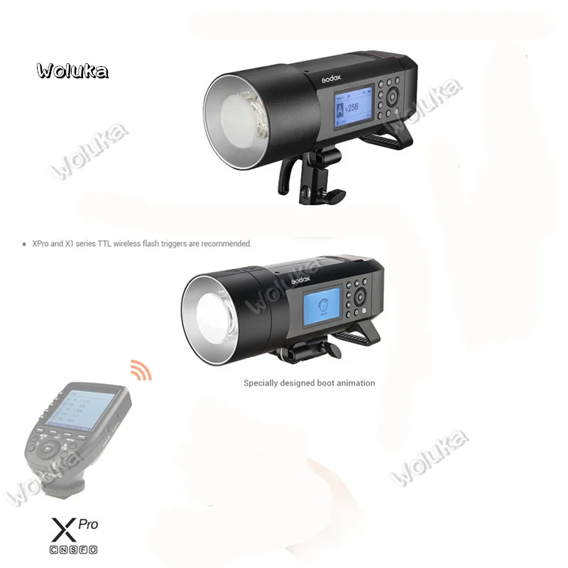 Вспышка Godox AD400Pro TTL HSS встроенная беспроводная 2 4G система X литий-ионная батарея