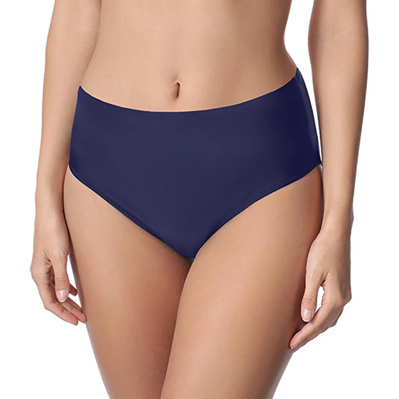 

Women Swim Trunks Mid Waist Bathing Swim Bottom Classic Sports Pants Bikini Swimwear Briefs Swimming Shorts