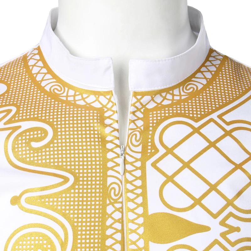 Мужская африканская одежда топы футболка Homme Dashiki брендовая новая с длинным
