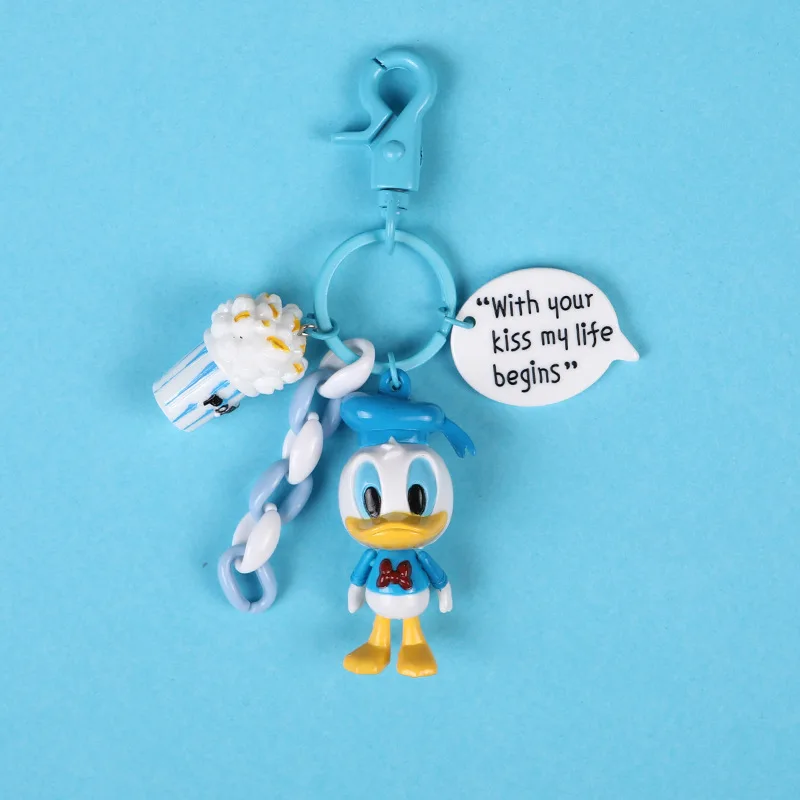 Милый мультфильм Дональд Дак брелок Маргаритка куклы брелоки кулон женские