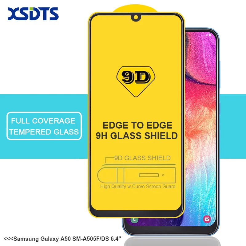 9D закаленное стекло для Samsung Galaxy A10 A20 A30 A40 A50 A60 A70 A10E A20E A7 2018 A9 A6S A8S A750 A920 защита