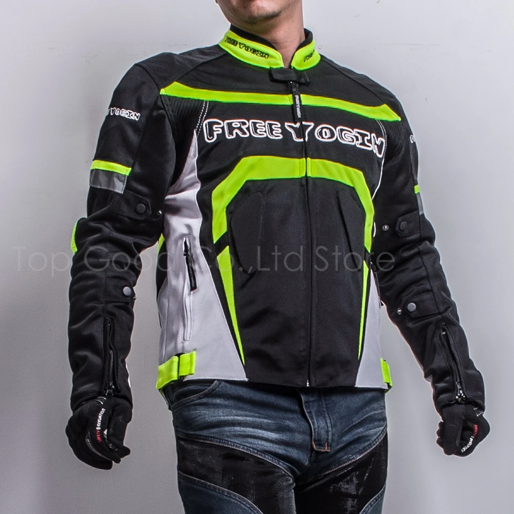 Куртка из сетчатой ткани для мотоциклов летняя одежда дышащий жесткий защитный