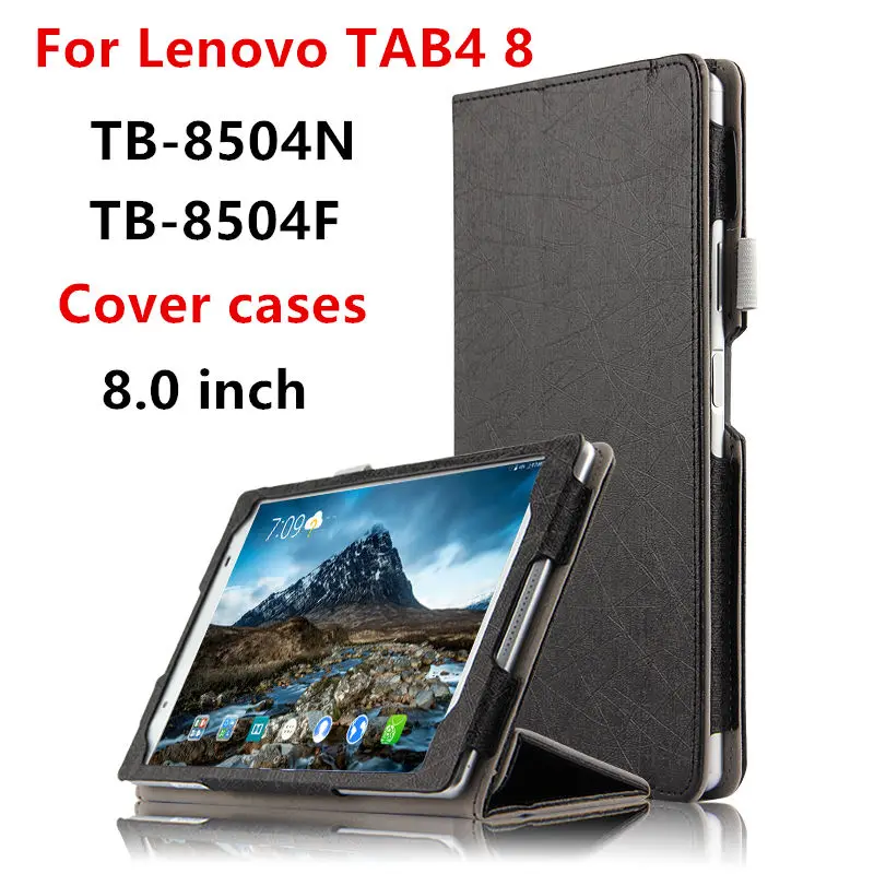 Чехол для Lenovo Tab 4 8 ТБ 8504x защитный чехол из кожи 8504F 8504N TB 8504 чехлы планшетов