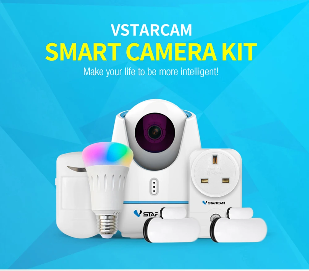 Vstarcam Smart IP Камера комплект Wi Fi HD 720 P ИК пульт дистанционного Управление CCTV Системы