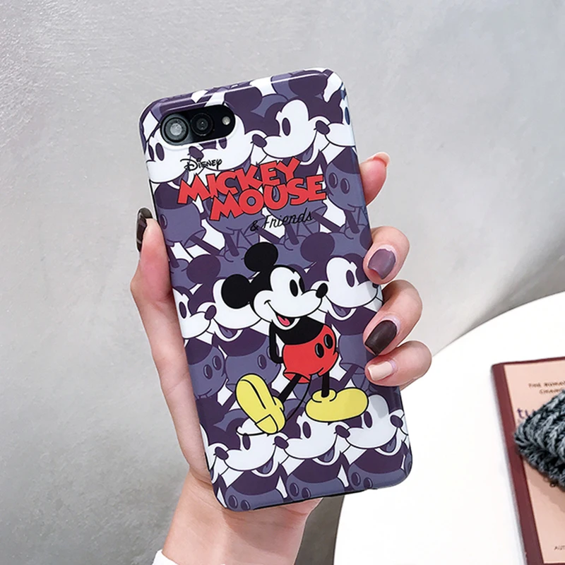 YHBBCASES Cartoon Phone Cover For Huawei P20 P30 Pro Soft Case Honor V20 9 10 Retro Cute Mickey Cases Mate 20 |