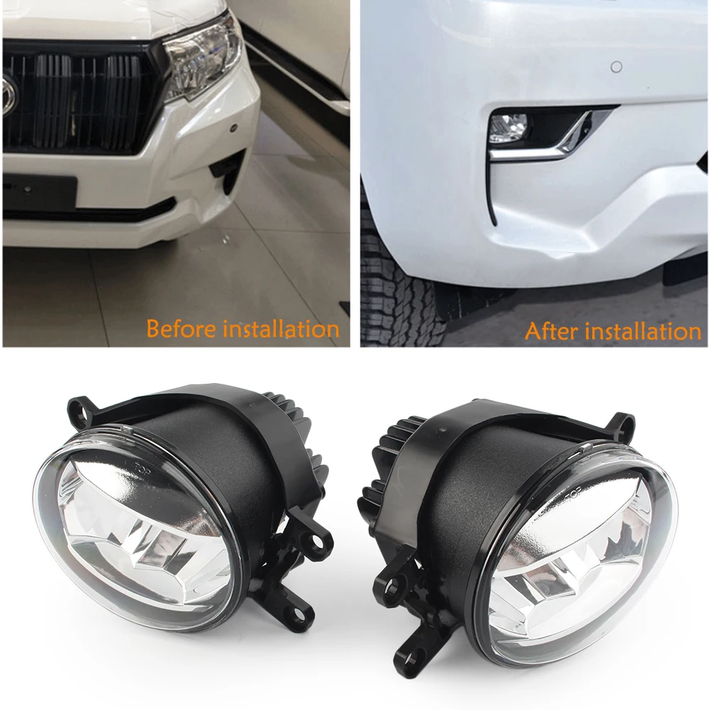 Авто светодиодный передний бампер противотуманная фара вождение свет для Toyota Land Cruiser Prado FJ150 FJ-150